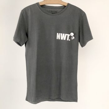 Newtone tee shirt coton less pistols gris recto